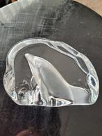 Glazen dolfijn - presse papier Cristal d'Arques, Antiek en Kunst, Antiek | Glas en Kristal, Ophalen of Verzenden