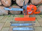 Husqvarna kettingzaag 390XP 6,5pk zeer compleet, Tuin en Terras, Hand-tuingereedschap, Ophalen of Verzenden, Zo goed als nieuw