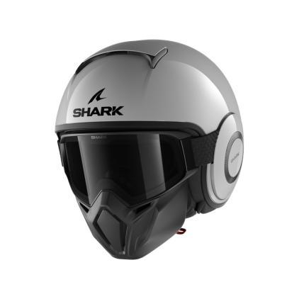 shark drag nano grey van €249 voor €150, Motoren, Kleding | Motorhelmen