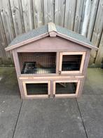 Konijnenhok met ren, Ophalen, Zo goed als nieuw, 90 cm of meer, Konijn