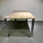 Eetkamertafel Chrome Eiken Eltink, Ophalen, Eikenhout, Nieuw, 50 tot 100 cm