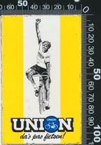 Sticker: Union - Das pas fietsen (2), Ophalen of Verzenden, Zo goed als nieuw, Sport