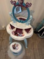 Frozen Make-up Tafel met Krukje, Ophalen of Verzenden, Gebruikt, Kunststof, Speelkeuken-accessoire
