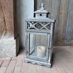 Grote landelijke houten lantaarn windlicht 27x27x60cm Etage3, Ophalen, ., Zo goed als nieuw, .