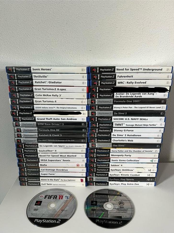 Games spellen PS2 zie omschrijving, Spelcomputers en Games, Games | Sony PlayStation 2, Zo goed als nieuw, 3 spelers of meer, Vanaf 3 jaar