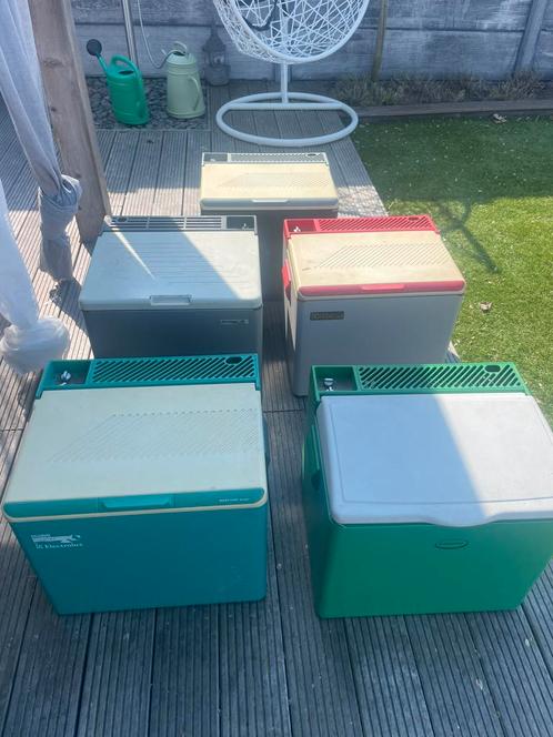 4 stuks grote electrische koelbox, Caravans en Kamperen, Koelboxen, Zo goed als nieuw, Elektrisch, Ophalen