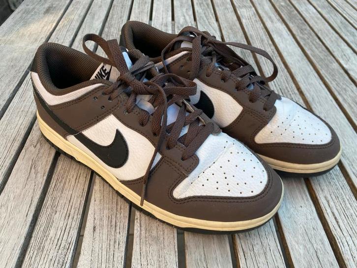 Nike Dunk Low - Bruin/Wit 39,5, Kleding | Heren, Schoenen, Gedragen, Sneakers of Gympen, Bruin, Ophalen of Verzenden