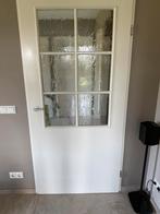 Opdekdeur (kleur ral 9010)., Doe-het-zelf en Verbouw, Deuren en Horren, Ophalen, Gebruikt, 80 tot 100 cm, Binnendeur