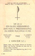 Eijk van J. 1942 Someren, Verzamelen, Ophalen of Verzenden