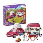 Schleich auto+trailer 42535, Kinderen en Baby's, Speelgoed | Overig, Gebruikt, Ophalen of Verzenden