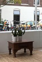 Teakhouten tafeltje, Ophalen of Verzenden, Zo goed als nieuw