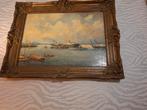 Haven gezicht, Antiek en Kunst, Kunst | Schilderijen | Klassiek, Ophalen