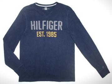 Tommy Hilfiger sweater trui navy/grijs/geel maat 164 beschikbaar voor biedingen