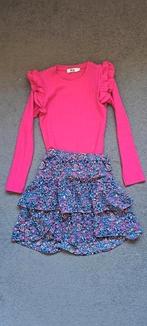 Rokje en long sleeve t-shirt trui, Ophalen of Verzenden, Zo goed als nieuw, Meisje