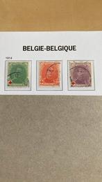 België 129/31 rode kruis gestempeld/3054, Postzegels en Munten, Postzegels | Europa | België, Ophalen of Verzenden