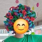 Foam pruik., Ophalen of Verzenden, Zo goed als nieuw, Carnaval, Accessoires