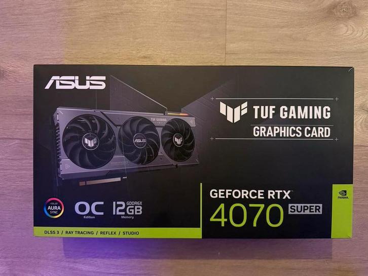 ASUS RTX 4070 Super OC 12GB, Computers en Software, Videokaarten, Nieuw, Nvidia, PCI-Express 4.0, GDDR6, HDMI, Ophalen of Verzenden