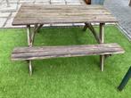 Picknicktafel, Ophalen, Zo goed als nieuw, Inklapbaar, Rechthoekig