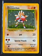 Hitmonchan - Base Set 7 - Holo - Near Mint, Ophalen of Verzenden, Gebruikt, Losse kaart