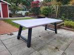 gigantische 8 persoons tuintafel, Ophalen, Gebruikt, Rechthoekig, Aluminium
