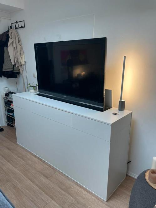 Moderne televisie inbouw kast incl. lift | TV kast / meubel, Huis en Inrichting, Kasten | Televisiemeubels, Gebruikt, Minder dan 100 cm