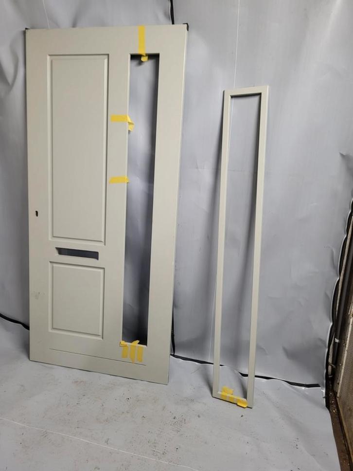 93x201,5cm voordeur hardhout gegrond JH25, Doe-het-zelf en Verbouw, Deuren en Horren, Nieuw, Buitendeur, 200 tot 215 cm, 80 tot 100 cm
