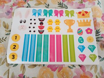 Stickervel Pasen Thema beschikbaar voor biedingen