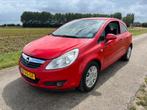 Opel Corsa 1.4 2007 Rood 3D. Airco, Cruise, Nieuwe apk!, Stof, Bedrijf, Handgeschakeld, 1364 cc