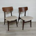 Vintage Louis van Teeffelen 'Stavanger' stoelen | Wébé, Ophalen, Zo goed als nieuw, Twee