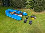 Rubberboot met electramotor compleet om te vissen/recreatie, Watersport en Boten, Aluminium, Benzine, Minder dan 70 pk, Ophalen