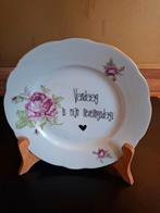 Antiek bord met recente decoratie, Antiek en Kunst, Ophalen of Verzenden