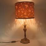Unieke schemerlamp vintage chic boudoir stijl roze goud, Ophalen of Verzenden, Zo goed als nieuw, Minder dan 50 cm