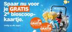 AH kortingsactie 2e kaartje gratis : Pathé digitaal, Tickets en Kaartjes, Twee personen, Kortingskaart