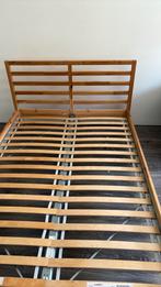 Twijfelaar 140x200 + lattenbodem, Huis en Inrichting, Slaapkamer | Bedden, Zo goed als nieuw, Twijfelaar, 200 cm, Hout