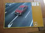 Folder Mercedes-Benz 200 D, 220 D W115 /8 1970, Zo goed als nieuw, Mercedes-Benz, Mercedes, Ophalen of Verzenden
