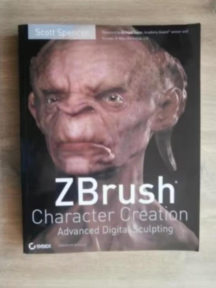 Zbrush Character Creation - Scott Spencer (taal: Engels)+dvd, Boeken, Hobby en Vrije tijd, Zo goed als nieuw, Tekenen en Schilderen