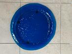 Grote glazen schaal - blauw, Huis en Inrichting, Woonaccessoires | Schalen en Manden, Ophalen, Gebruikt, Schaal, Rond