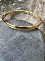 Prachtige 14k gouden gladde slavenarmband, Sieraden, Tassen en Uiterlijk, Armbanden, Ophalen of Verzenden, Nieuw, Goud