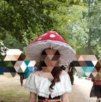 Paddestoel hoed, Ophalen, Gebruikt, Handschoenen, Hoed of Pet