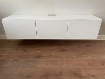 IKEA Besta TV Meubel - Hoogglans Wit