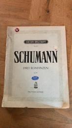 Schumann drei romancen hobo (viool) en piano, Muziek en Instrumenten, Bladmuziek, Ophalen of Verzenden