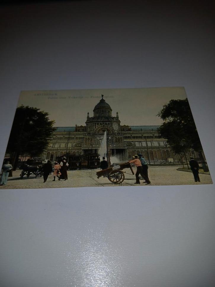 Oude ansichtkaart Amsterdam Paleis voor Volksvlijt, Verzamelen, Ansichtkaarten | Buitenland, Ongelopen, België en Luxemburg, Voor 1920