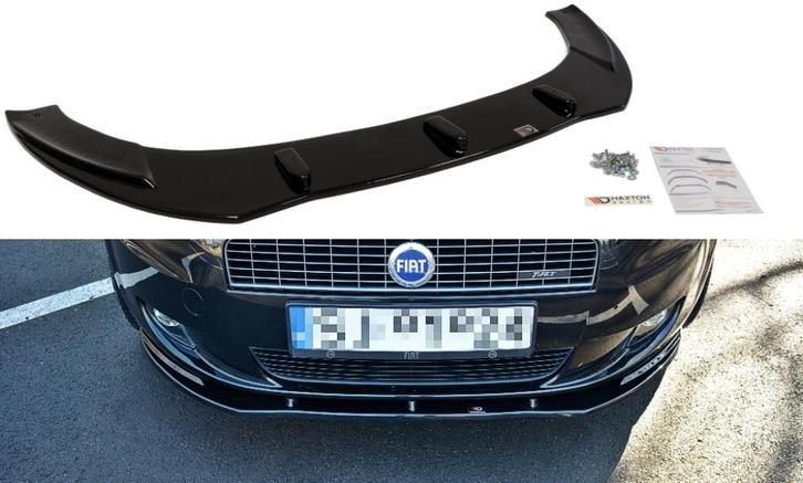 Voorlip splitter frontlip - Fiat Grande Punto 05-12, Auto diversen, Tuning en Styling, Ophalen of Verzenden