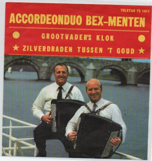 Bex- Menten- Grootvader's Klok Telstar, Cd's en Dvd's, Vinyl | Nederlandstalig, Zo goed als nieuw, Levenslied of Smartlap, Overige formaten