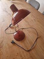 Donkerrode bureaulamp Kwantum - 40 cm hoog, Huis en Inrichting, Lampen | Tafellampen, Ophalen, Gebruikt, Metaal, Minder dan 50 cm