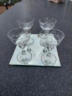 Antieke glaasjes mooi geslepen en onbeschadigd, Antiek en Kunst, Ophalen of Verzenden