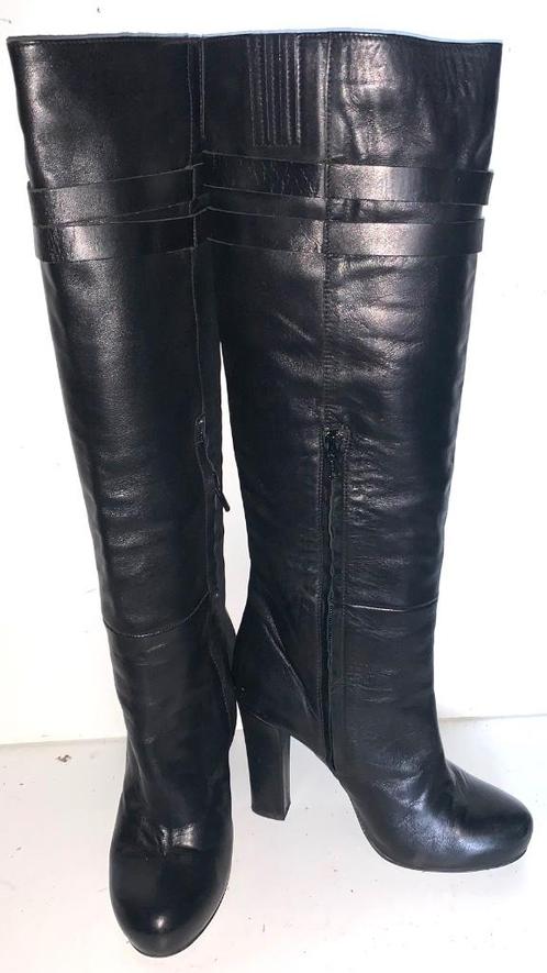 del Gatto geheel zwart leren laarzen izgst, Kleding | Dames, Schoenen, Zo goed als nieuw, Hoge laarzen, Zwart, Ophalen of Verzenden