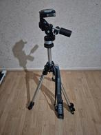 Robuust Manfrotto statief met balhoofd, Ophalen, Driepoot, Zo goed als nieuw, 150 tot 175 cm