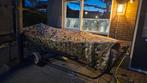 Polyester bootje met trailer, Watersport en Boten, Ophalen, Zo goed als nieuw, Overige typen, Motorboot