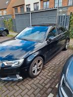 Audi A3 Limousine 2.0 TDI 150pk S Tronic 2018 Zwart, Auto's, Te koop, Geïmporteerd, 5 stoelen, 135 €/maand